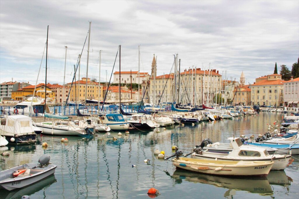 Piran Portoroz Slovenia Port Beach 
